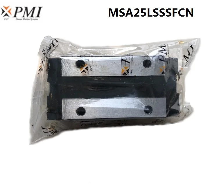 4pcs Original Taiwan PMI MSA25LS-N MSA25LSSSFCN linear guideway slide block Carriage for CO2 laser machine MSA25LS