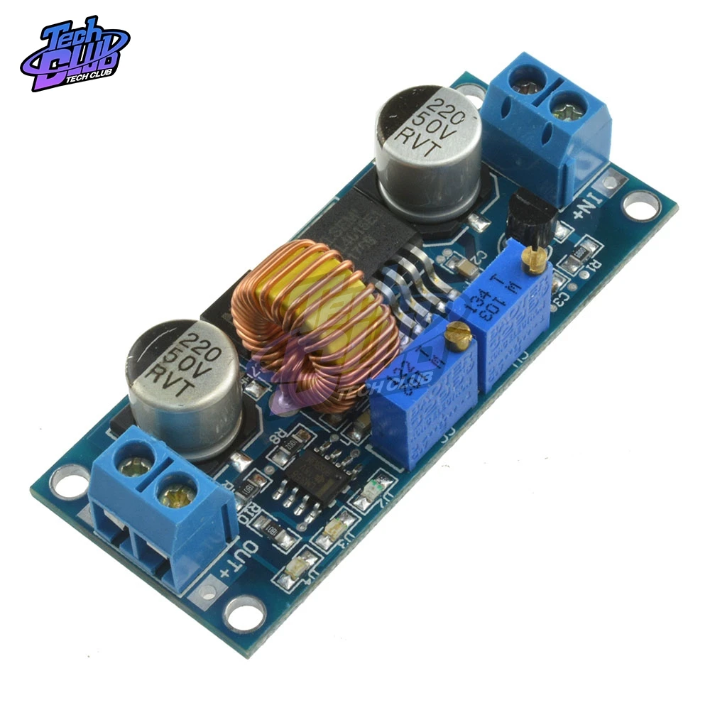 Placa de carga de reducción de batería de litio XL4015 5A DC-DC CC CV, convertidor de potencia Led, cargador, módulo de reducción XL4015
