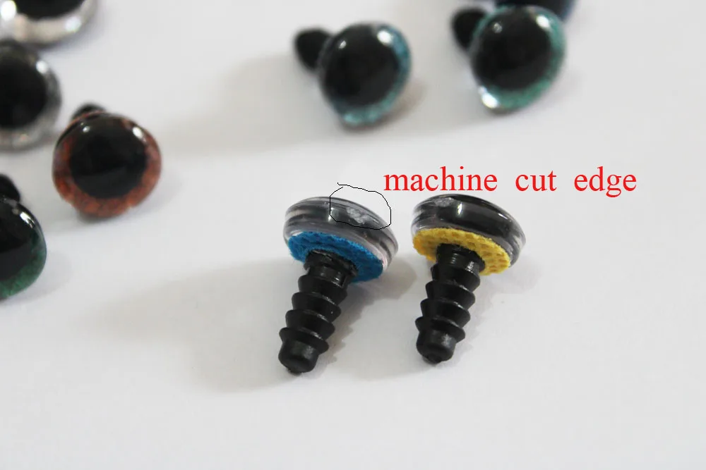 100 Stück/Los 12mm 14mm 16mm 18mm 20mm 25mm 30mm Komische 3D-Glitzer-Spielzeugaugen Lustige Puppenaugen mit Unterlegscheibe für Plüsch-Bastelarbeiten -N19 – Detail 21