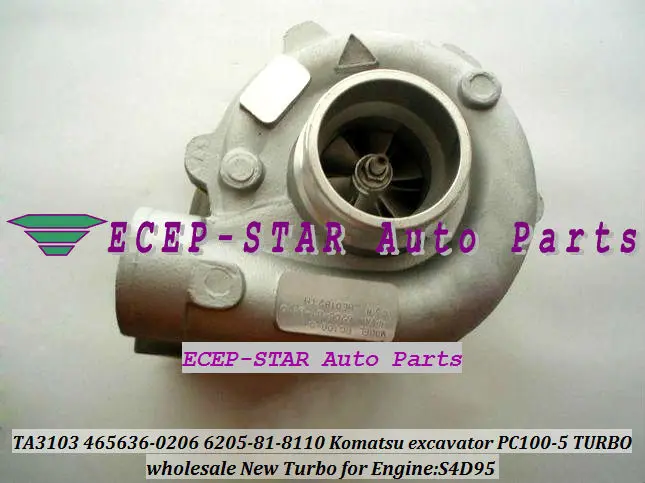 NEW TA3103 6205-81-8110 465636-0206 6205818110 Turbo Turbine Turbocharger Fit For KOMATSU Excavator PC100-5 PC120-5 Engine S4D95