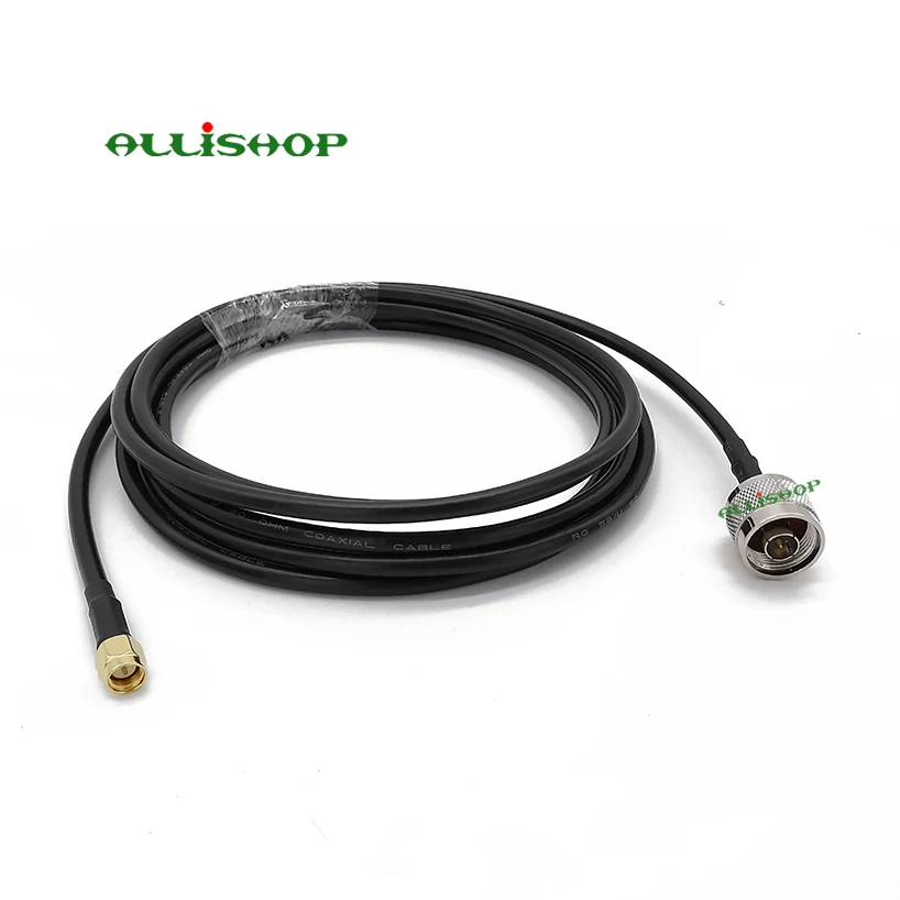 Low Loss LMR195 WiFi Cable N Male to SMA Male Connector Pigtail SMA Cable for 3G/4G/LTE/Ham/GPS/RF Radio to Antenna 1-30M