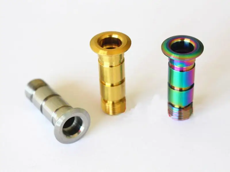 M10x1mm Lenght 33mm Ti/Golden/Rainbow TC4 GR5 Titanium Bolt For Bike Bicycle Rear Derailleur