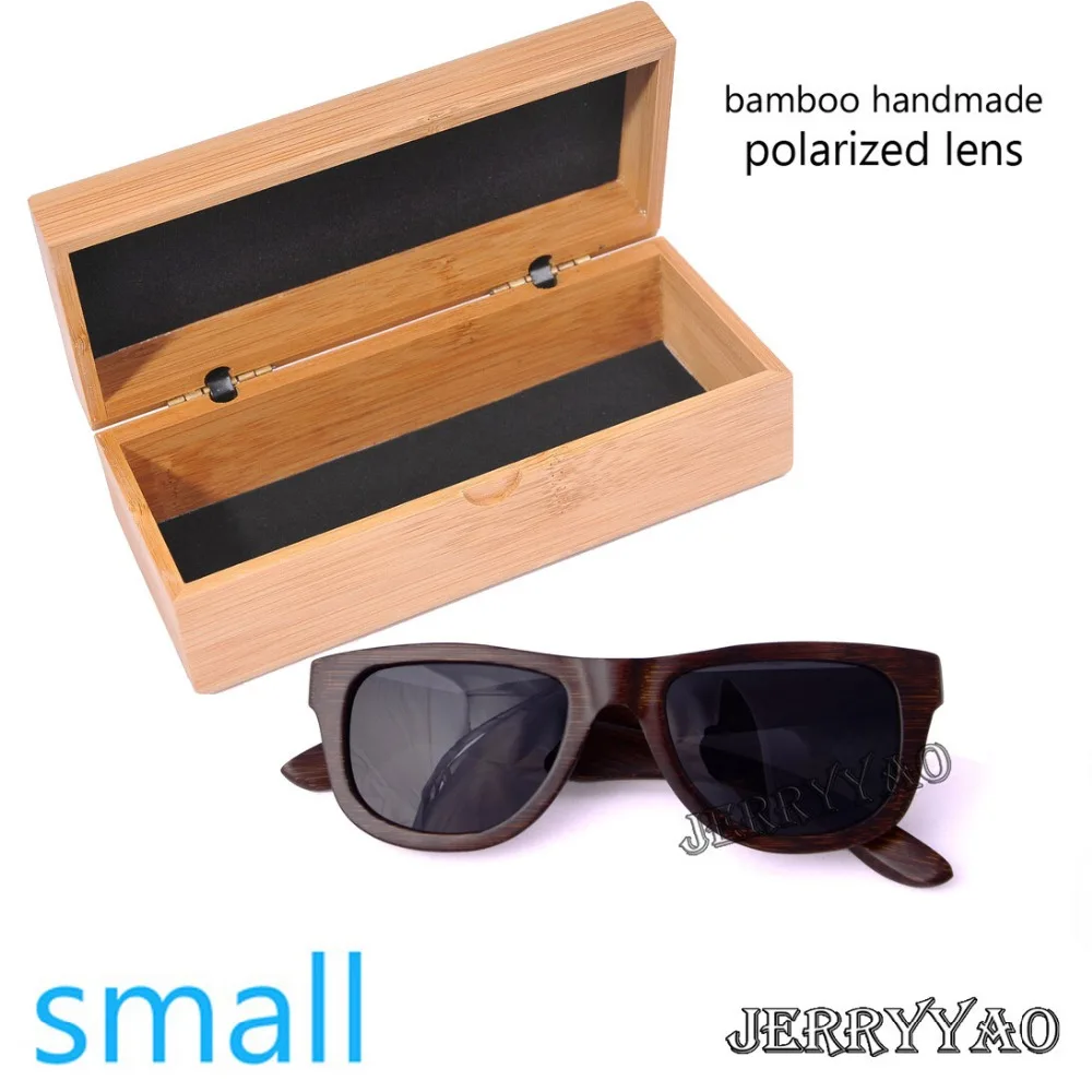 BerWer New Hot Sale Products Men Women Small Size Sunglasses Bamboo Sun Glasses Wooden Frame Handmade Sunglass