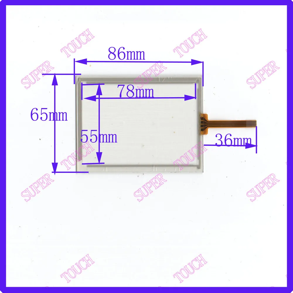 

3.8-inch 86 * 65 four-wire resistive touch screen external screen handwriting screen external screen logger common learning