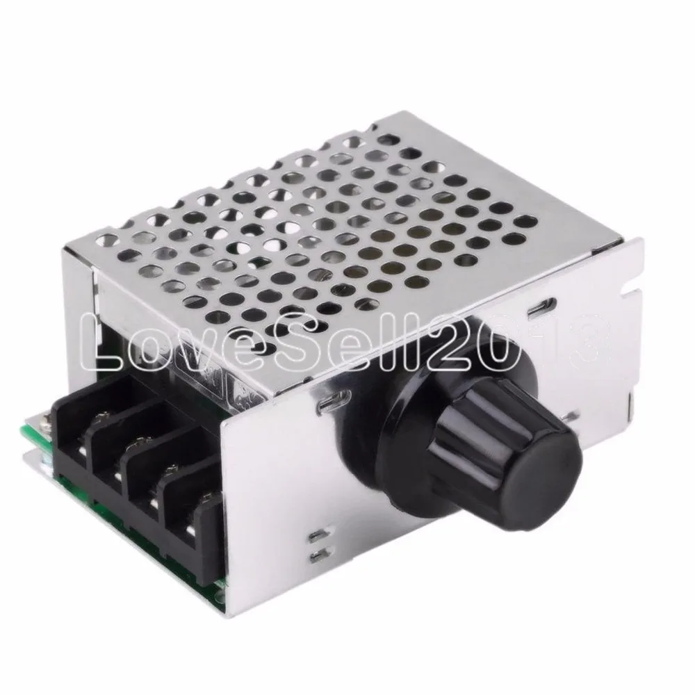 AC 220V 4000W SCR Voltage Regulator Dimmer Motor Speed Controller Module