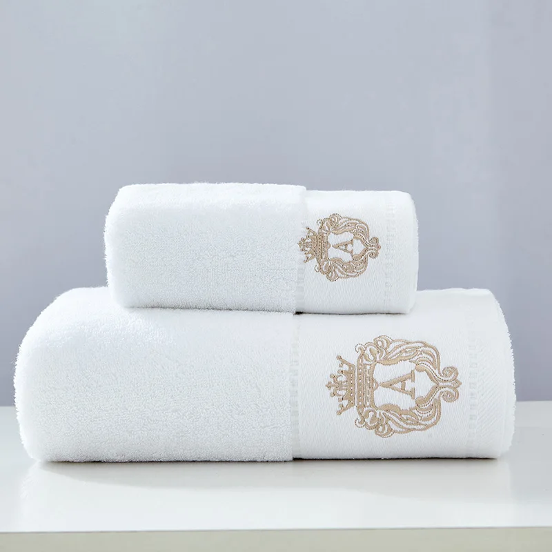 High-Grade Cotton Towel Set Bathtowel+Face Towel Set Soft Bath Face Towel Handtowel Bathroom Towel Sets