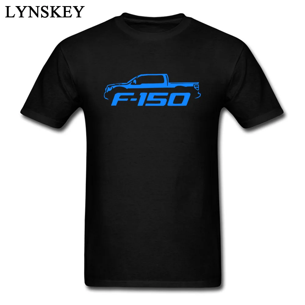 New Casual Clothing Pickup Truck Blue Classic Color T-shirt Men Simple Design Tops Short Sleeve