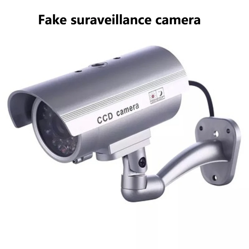 

hot Fake Camera Home Security Simulated video Surveillance indoor/outdoor Surveillance Dummy Led Light fake Bullet camera