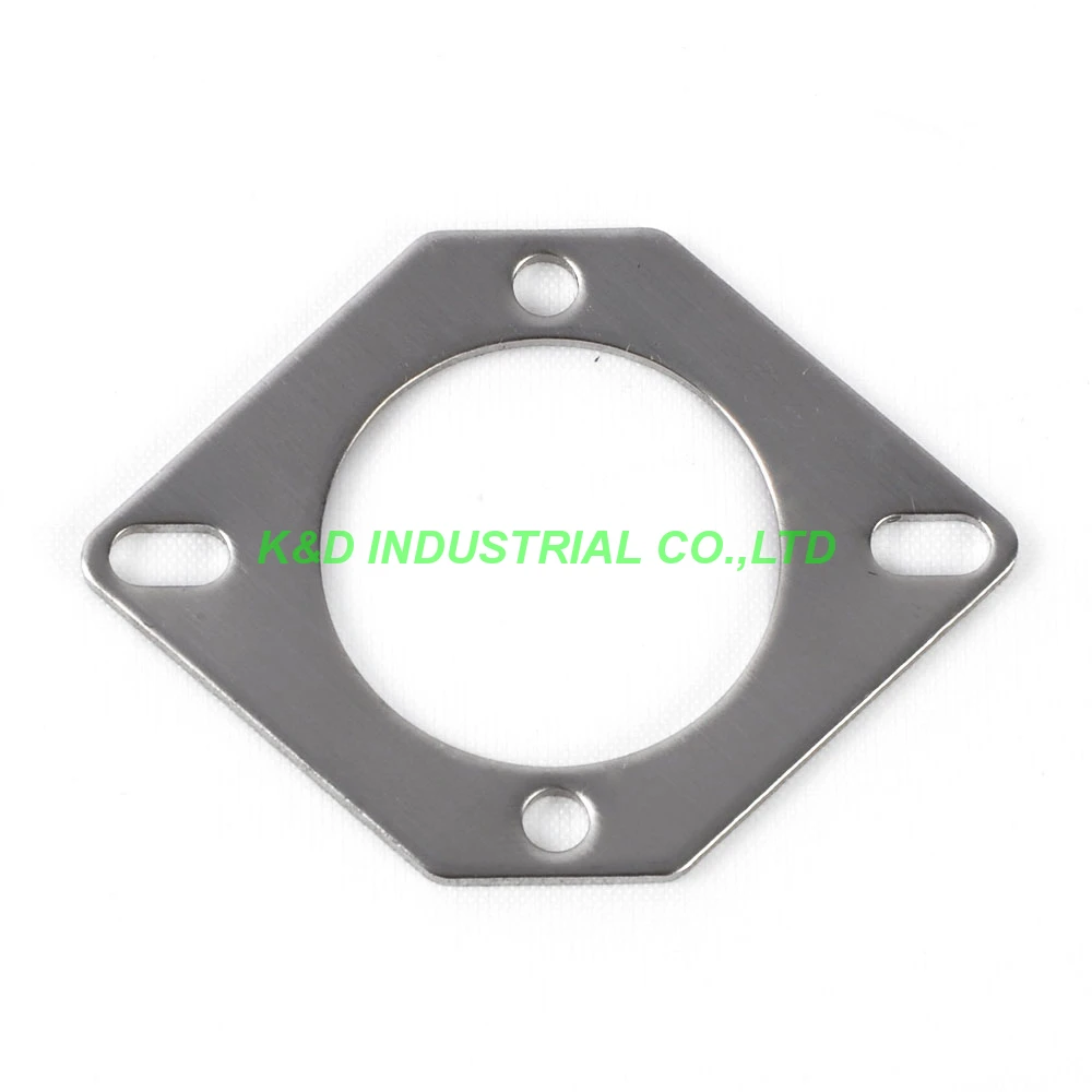 4 cái 8pin để 9pin Ống Ổ Cắm Sốc Bằng Chứng Tấm Phẳng Thép Không Gỉ Lắp