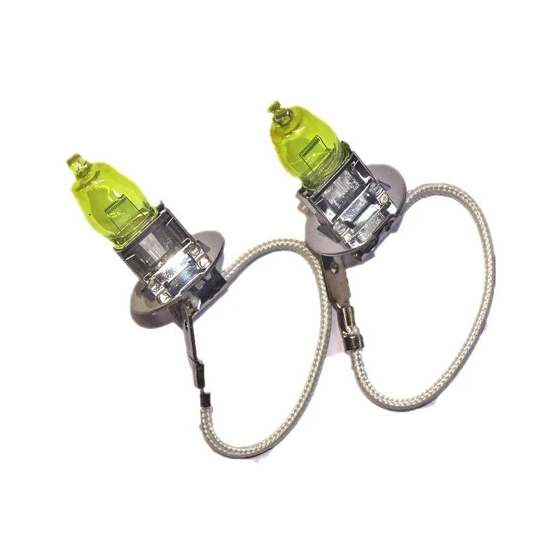 2x 12V 100W 2800K HOD Xenon Yellow Car Headlight Blubs Lights Fog Lights H1 H3 H4 H7 H8 H11 9003 9005 9006 HB2 HB3 HB4 Auto Lamp