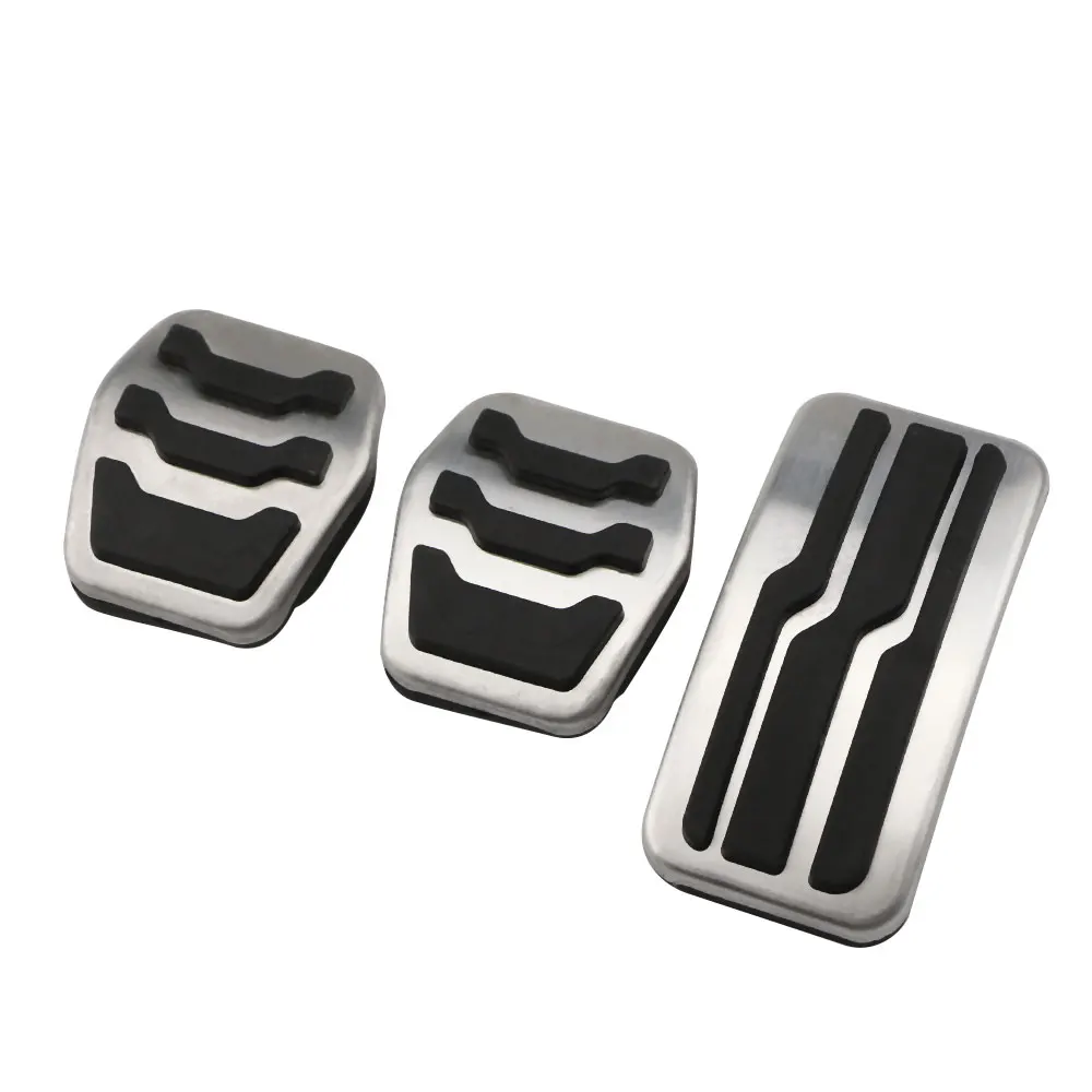 Stainless Steel Car Interior Gas Fuel Pedal Brake Pedals Cover for Ford Focus 2 3 4 MK2 MK3 MK4 2005-2017 Fusion Mondeo EDGE