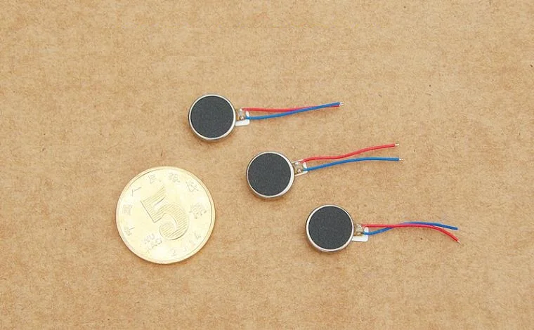 10pcs 10MM*2.7 MM 2 V-6 V Micro Button / Coin / Pancake Type Vibration Motor High Magnetic and Vibratory sensation