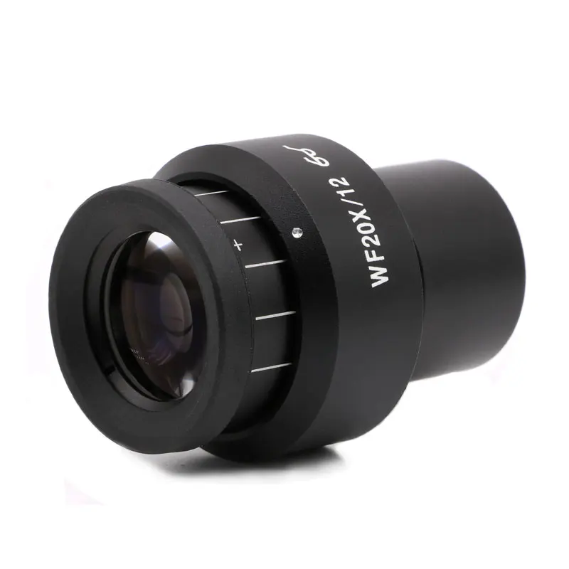 WF20X/12mm 30mm High Eye Point Wide Angle Eyepieces View Microscope Eyepiece for Fixed and Continuous Zoom Microscopes