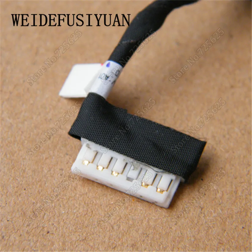 AC DC Power Jack With Cable for Dell Latitude 3480 3488 3580 3588 P79G Charging Port Socket Connector 450.0A101.0021 Leng