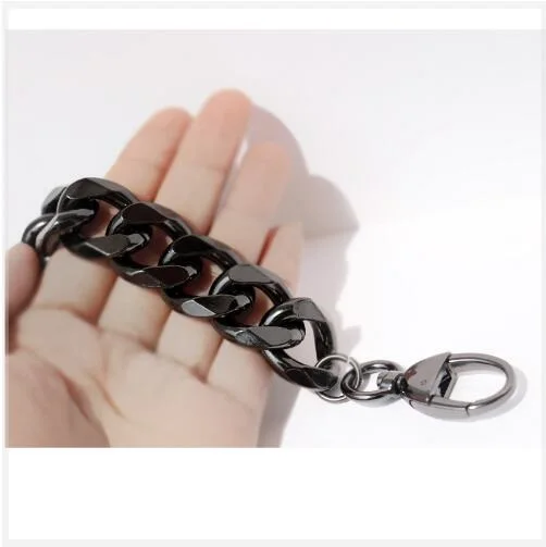 Gold / silver / black  handbag metal accessories  bag chain does not fade 2.2CM metal chain handle