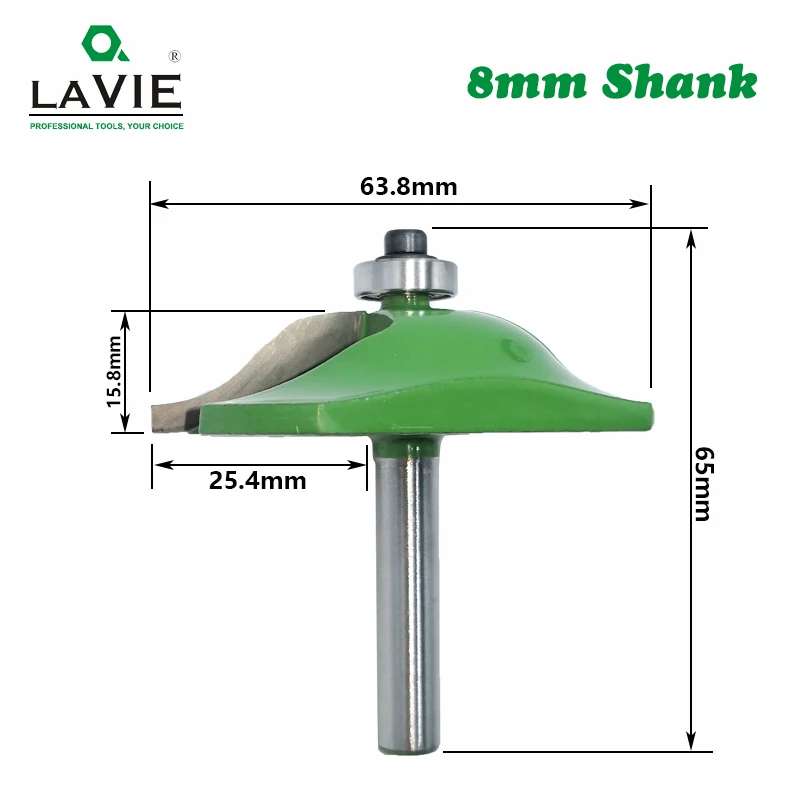 1pc 8mm Shank 2-1/2\