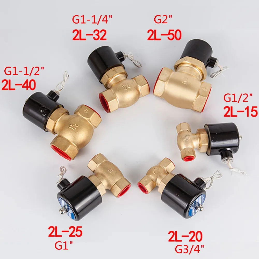 Imagem -02 - Válvula Solenoide de Vapor o Operada Normalmente com Piloto Série 2l dc 24v ac 220v Válvulas de Gás ou Líquido de Alta Temperatura de Alta Pressã