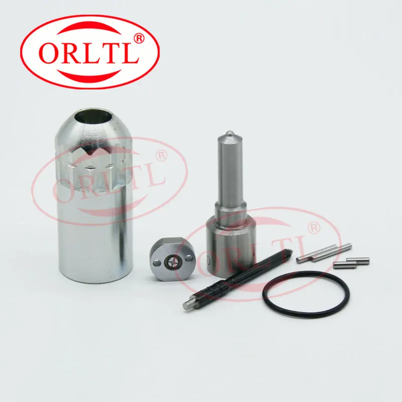 ORLTL Common Rail Repair Kits Nozzle DLLA155P848 Control Valve Plate, Pin, Sealing Rings, For Hino 23670-E0050 23670E0050