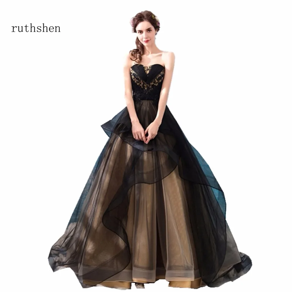 ruthshen In Stock Strapless Sweet 16 Dresses Appliques Beaded Quinceanera Ball Gowns Cheap Debutante Masquerade Prom Dress 2023