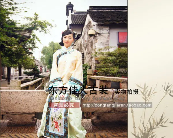 TV Play Bubujingxin Simple but Elegant Costume Late Qing Dynasty Xiuhefu Rich Women Costume Actress LvWu