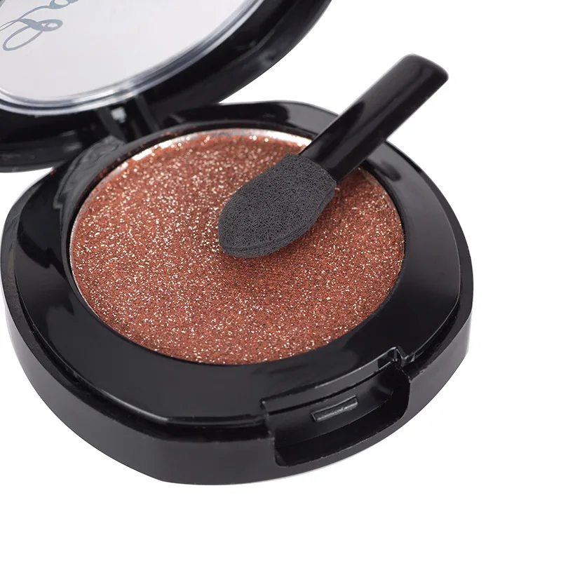 Paleta de sombras de ojos, maquillaje de moda, sombra de ojos de brillo mate con espejo de pincel, 133 #