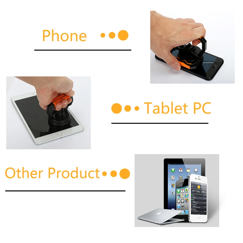 Jakemy Universal Strong Heavy ดูดถ้วยเครื่องมือเปิดหน้าจอ LCD สำหรับ iPhone iPad Samsung แท็บเล็ตโทรศัพท์ซ่อมเครื่องมือชุด