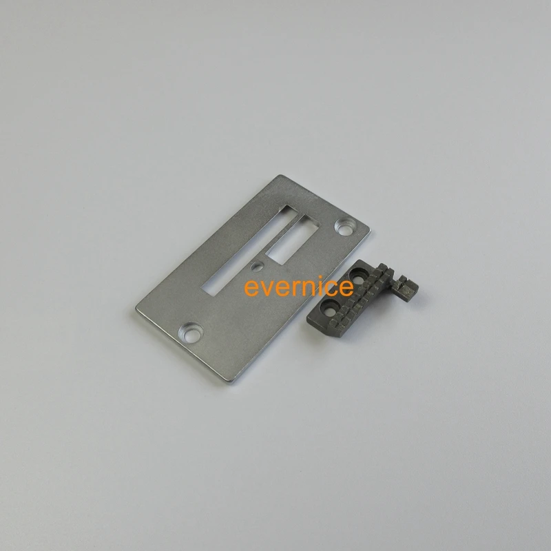 NEEDLE THROAT PLATE & FEED DOG for SINGER 132K-A 132K-B 132K-C 132B6 SEIKO SK-2B SK-6F INDUSTRIAL HEAVY DUTY WALKING FOOT MACHIN