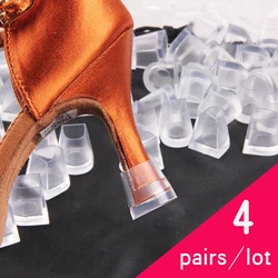 4 Pair/lot Heel Protectors High Heeler Antislip Silicone Heel Stopper Latin Stiletto Dancing Cover For Bridal Wedding Party 42