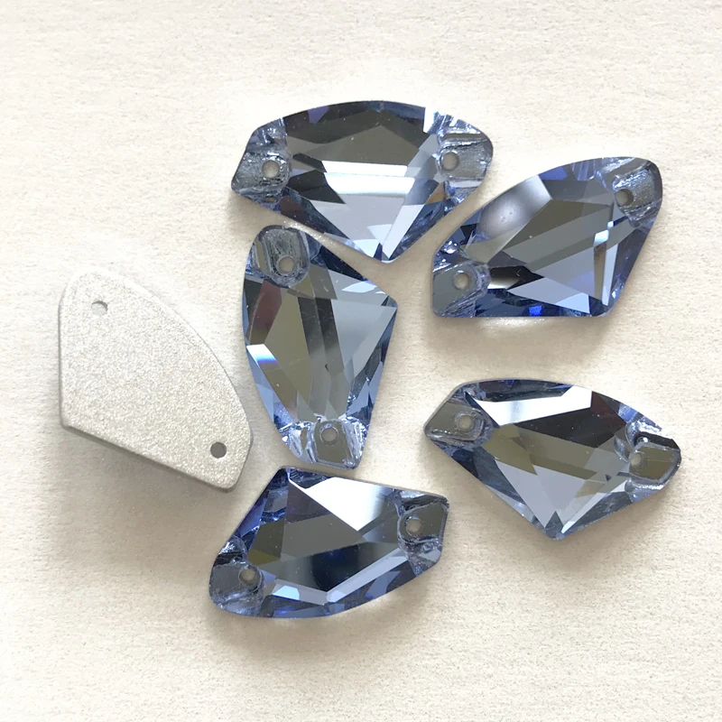 YANRUO 3256 Galaktische Glaskristallsteine zum Aufnähen von Kleidung, Kleid, Strasssteinen, Diamant, DIY – Detail 10