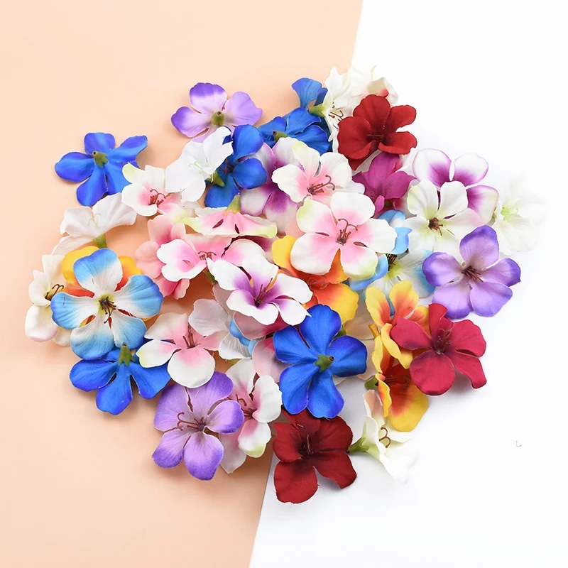 30/50 Stück Seiden-Orchideenköpfe für Blumenwand, Hochzeits- und Heimdekoration, künstliche Kirschblüten, Scrapbooking, DIY-Geschenkbox, künstliche Blumen, Bonbonbox – Detail 5