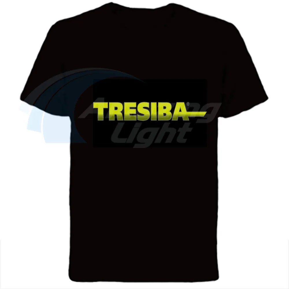 

Customized logo LED Tshirt Sound Activated Light Up EL Equalizer music activated T-Shirt Rock Disco Party DJ Movie