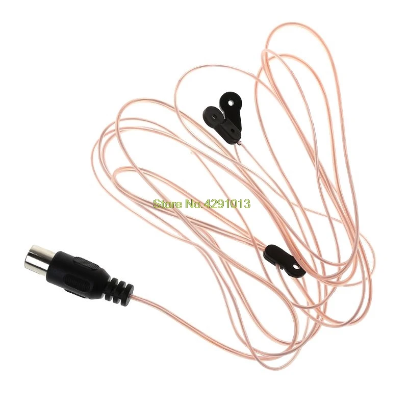 Lưỡng Cực Ăng-ten Radio Hifi Trên Không FM Đầu Thu Tín Hiệu Nam Cổng Kết Nối TV Adapter Bắt Sóng Thẻ Khuếch Đại Nhà Trong Nhà