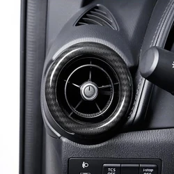 For Mazda 2 Demio DL Sedan DJ Hatchback 2015-2018 ABS Plastic Central console Air Conditioning Outlet Ring Cover Trim styling