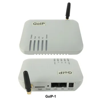 Orijinal DBL GoIP GSM ağ geçidi (IMEI değiştirilebilir, 1 SIM kart, SIP ve H.323, VPN PPTP) SMS GSM VOIP ağ geçidi IP PBX/yıldız