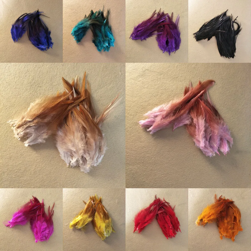 Wholesale cheap pheasant feather 50pcs lot  colorful rooster feathers 10-15cm4-6