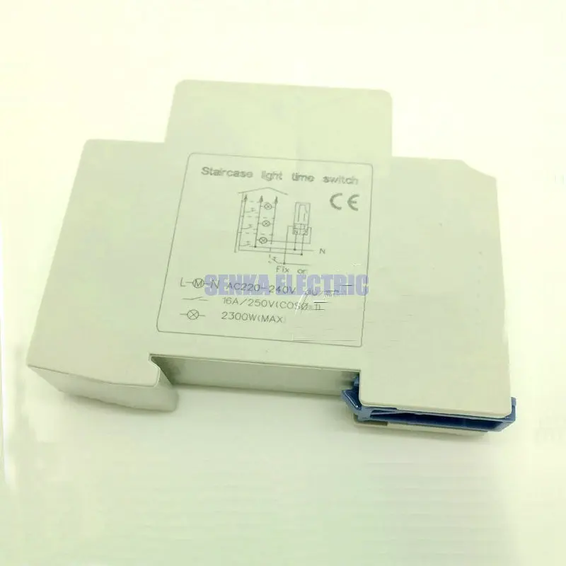 DHC18 Din Rail Stair Lighting Automat Timer 220V 16A Staircase Time Delay Switch DHC 18