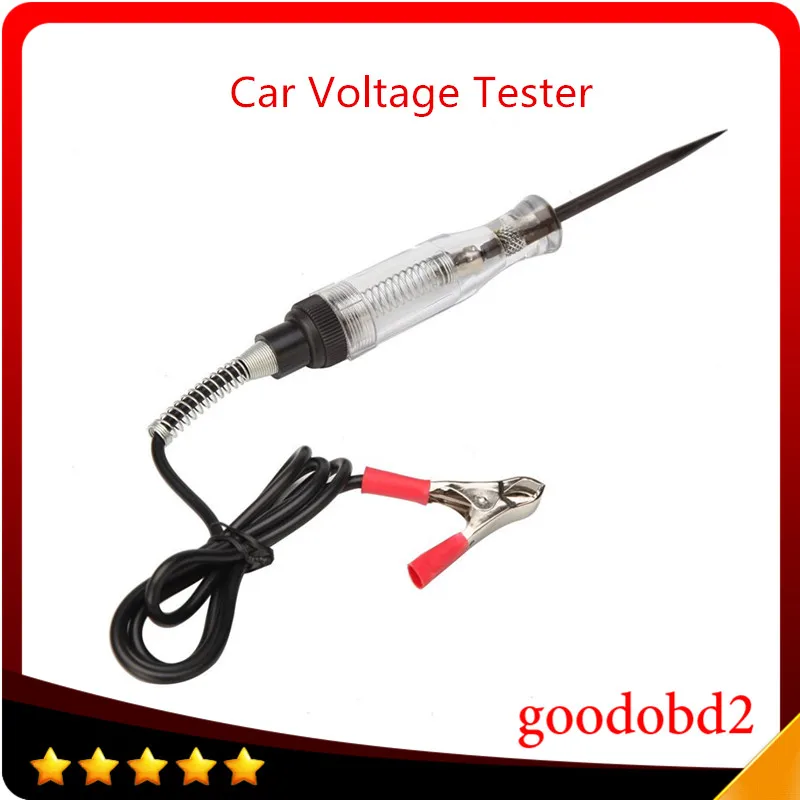 Automotive Voltage Tester Electric Pen Test Pencil 6V-12V Automotive Repair Tools Dedicated Circuit Detects Automotive Supplies