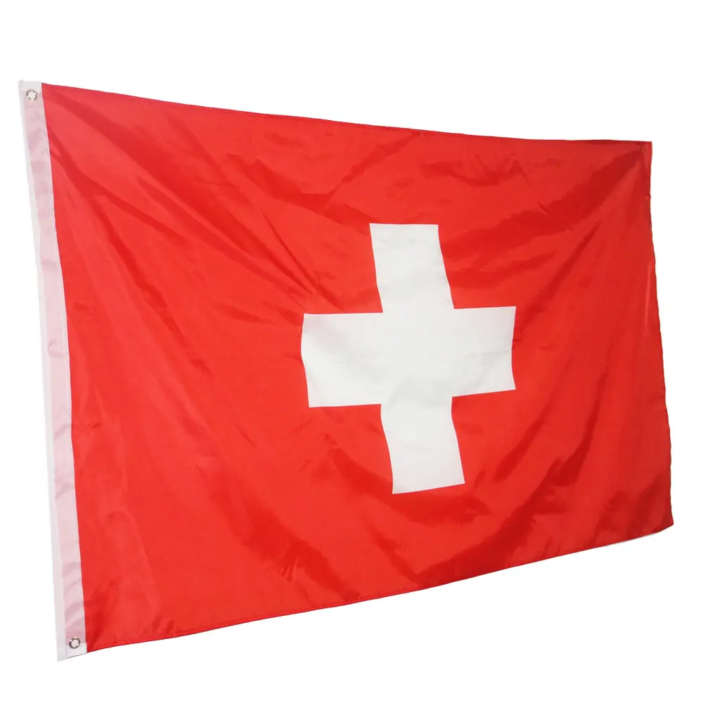 Schweizer Flagge 90x60cm Holland Polyester Schweizer Flagge hochwertige Banner