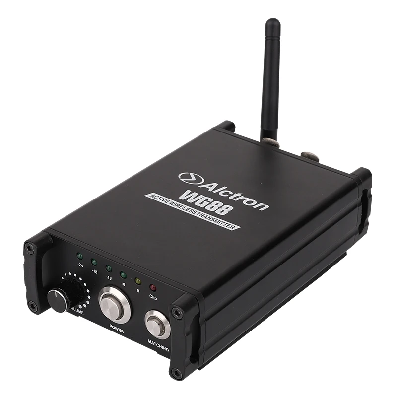 Alctron WG88 stereo active wireless transmitter 2.4G wireless headphone monitor transmitter for stage DJ recording