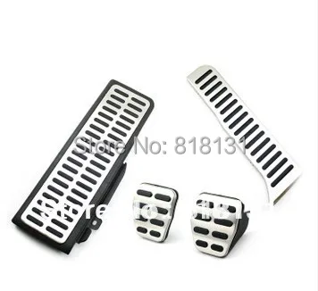 Stainless Steel Manual Transmission MT Pedal For VW Passat B6 B7L CC 4pcs/Kit