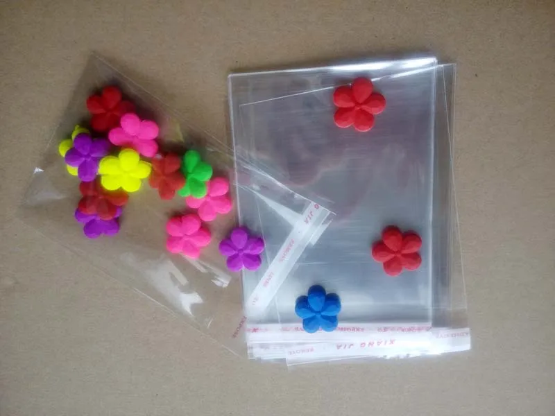 1000PCS 4x6cm Clear Resealable Cellophane/BOPP/Poly Bags Transparent Opp Bag Packing Plastic Bags Self Adhesive Seal for jewelry