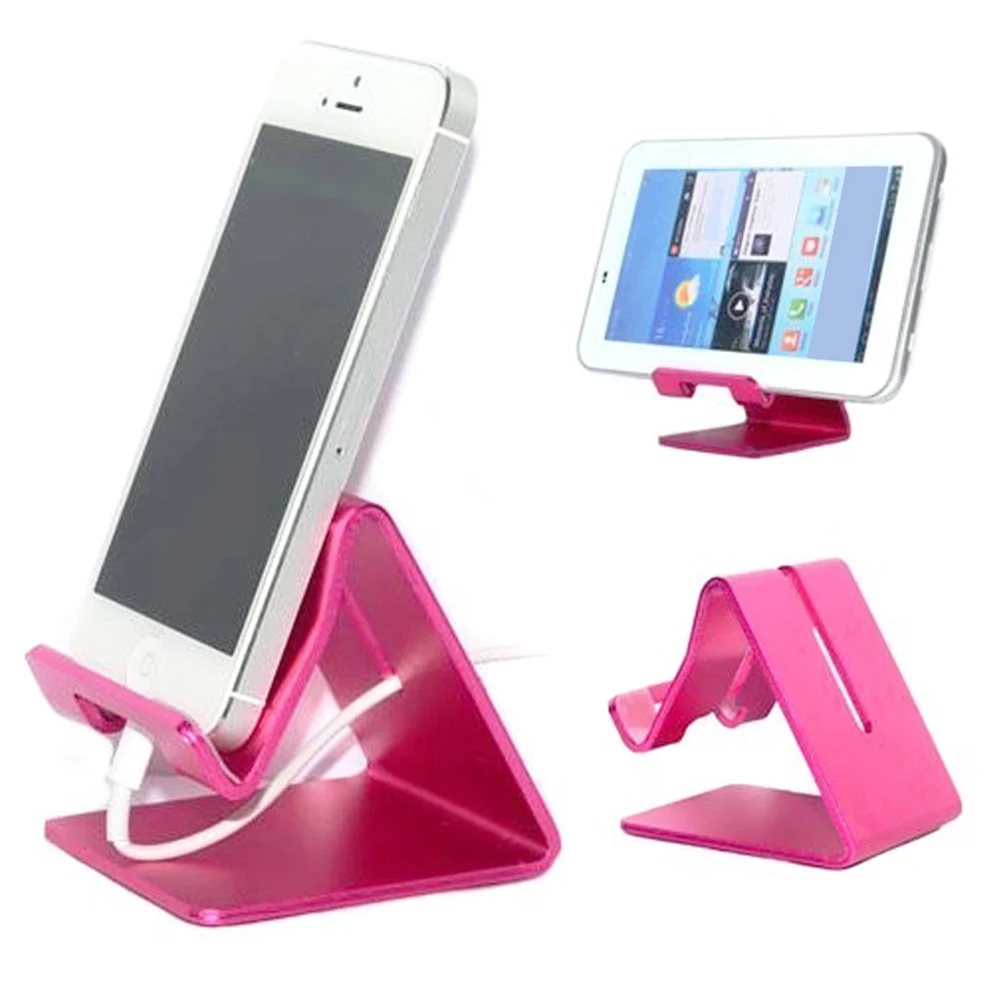 

50pcs/lot Universal Luxury Aluminum Mobile Phone Stand Holder for iPhone iPad Samsung Pad Stand Holder