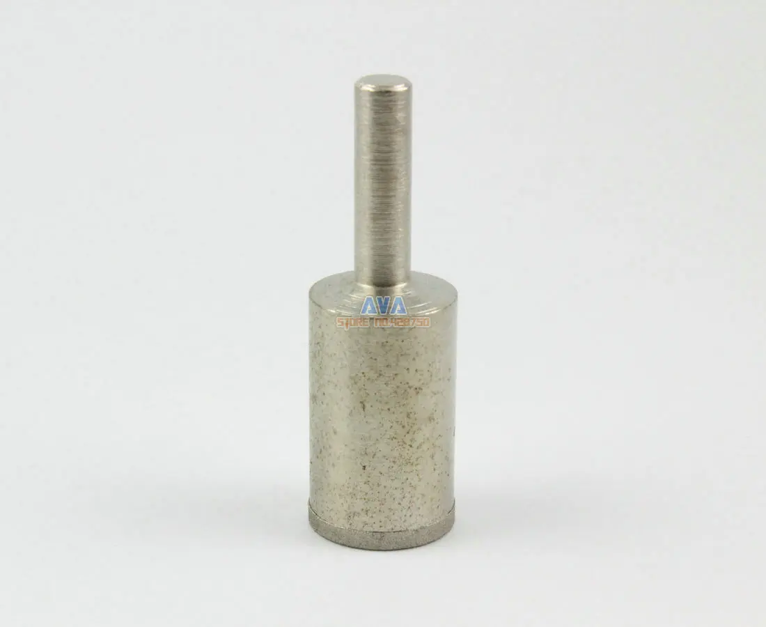 3 Pcs 16mm Diamond Mounted Point Spherical Concave Head Grinding Bit Grit 600