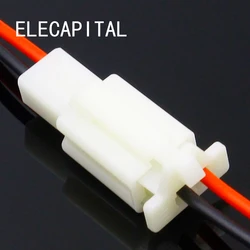 1 Kit 2 Pin Way Electrical Wire Connector Plug Set auto connectors with cable/total length 21CM