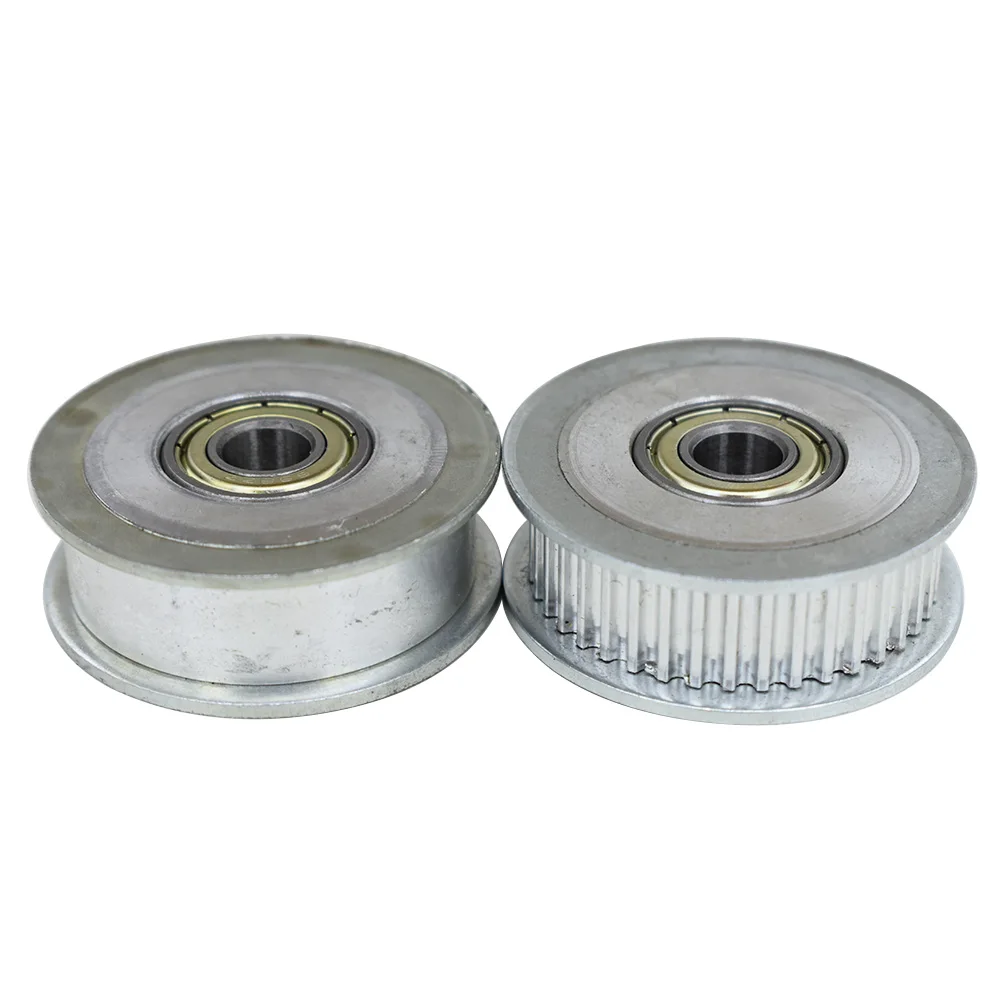 

HTD3M 40T Idler Pulley 11/16mm Belt Width 3mm Pitch Bearing Gear Pulley With/Without Teeth Bore 5/6/7/8/10/12/15mm