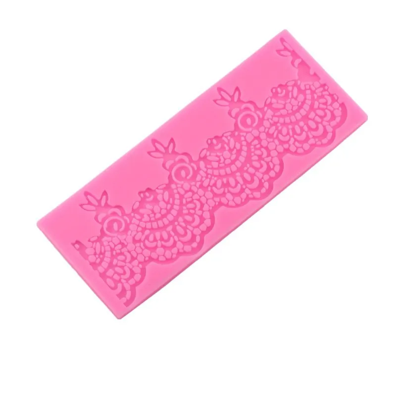 Hot sale DIY Cake Decorating Tool Embossing Mat Silicone Mold  Sugar Lace Mat Fondant Cake Lace Embossed Cake Mold