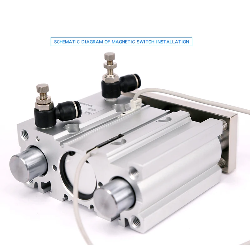 

MGPM16-10/20/25/30/40/50/75/100 Compact pneumatic air cylinder with guide rod cylinder MGPM16-10 MGPM16-20 MGPM16-25 MGPM16-30