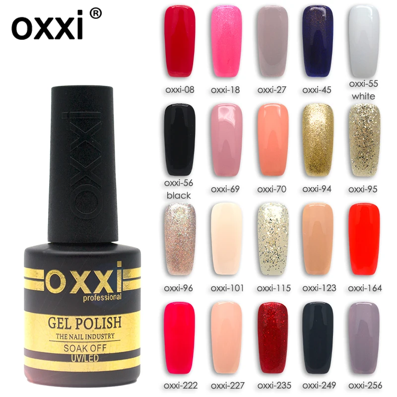 Oxxi, 8ml, barniz de Gel UV para decoración de uñas, Base de goma para uñas y capa superior, conjunto para diseño de uñas, esmalte de Gel de manicura Led de larga duración 2019