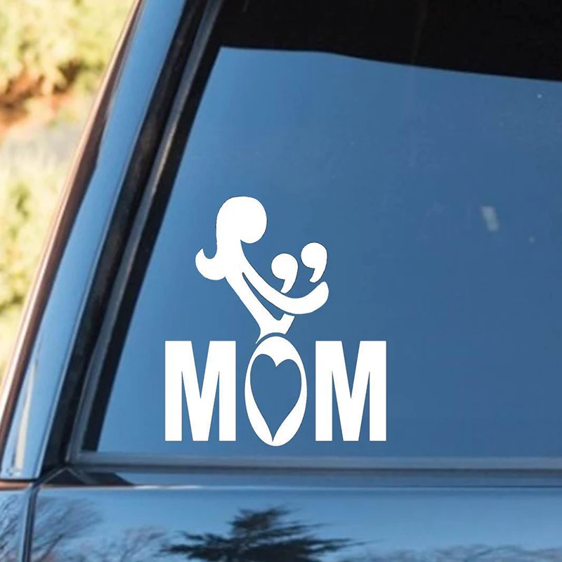 Mom loves to hold baby stickers, art shower gift accessories, rear window vinyl car stickers