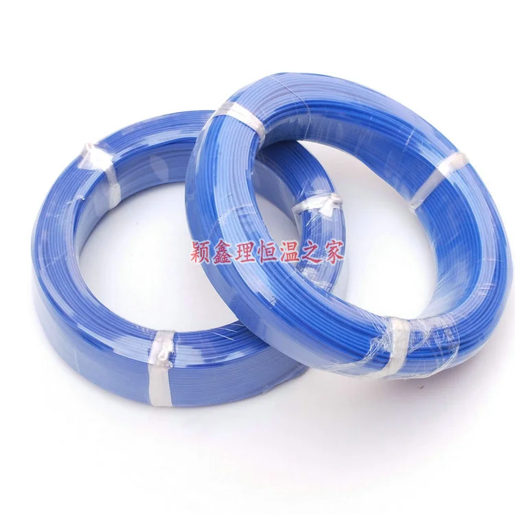 100m/roll K Type thermocouple K type temperature sensor wire THERMO-COUPLE WIRE 1/032KL-AFF (Blue temperature measurement line)